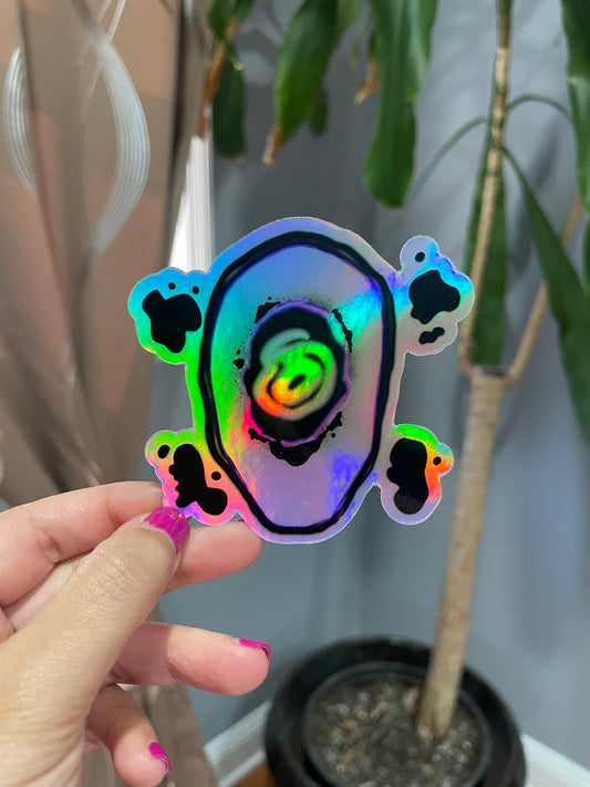 Holographic Spot Sticker